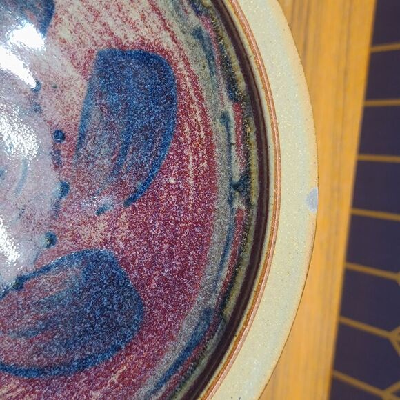 Vintage David Norton Handmade Pottery Vegetable/Seafood Steamer Signed - Picture 11 of 12